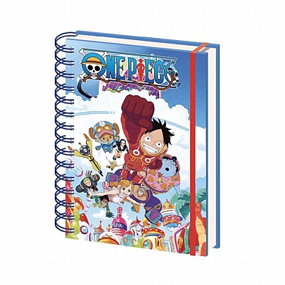 Σπιράλ Σημειωματάριο Ριγέ - One Piece Anime, Egghead (15.5x21) - Pyramid