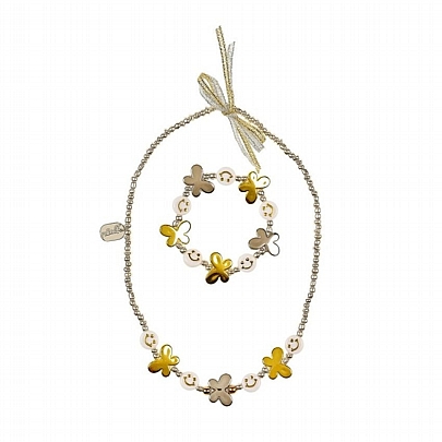 Σετ Κολιέ & Βραχιολάκι Enrica (2τμχ.) - Souza