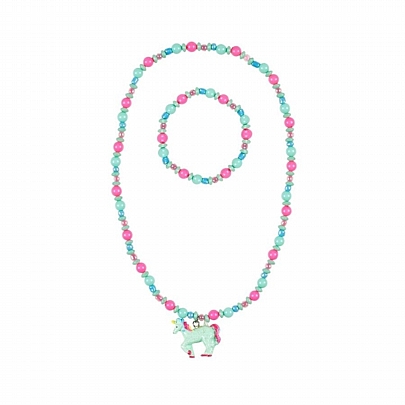 Σετ Κολιέ & Βραχιολάκι Aike Unicorn (2τμχ.) - Souza