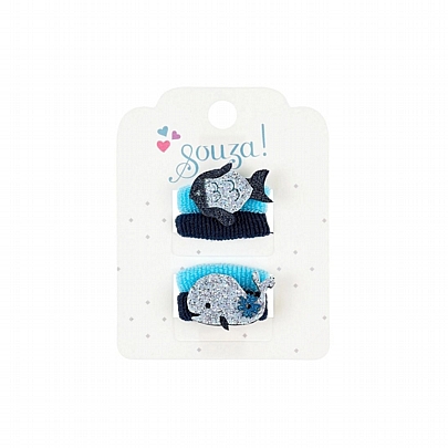 Λαστιχάκια Μαλλιών Luna Fish (4τμχ.) - Souza