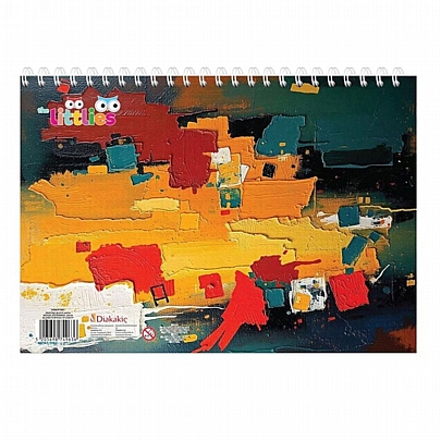 Μπλοκ ζωγραφικής σπιράλ - Wall of Art (40Φ.) - Sanrio