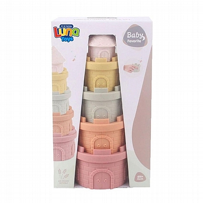 Πύργος Στοίβαξης Μαλακός με Ήχο (5τμχ.) - Luna Toys