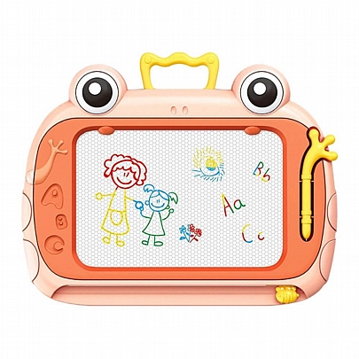 Μαγικός Πίνακας Γράψε-Σβήσε - Πορτοκαλί - Luna Toys