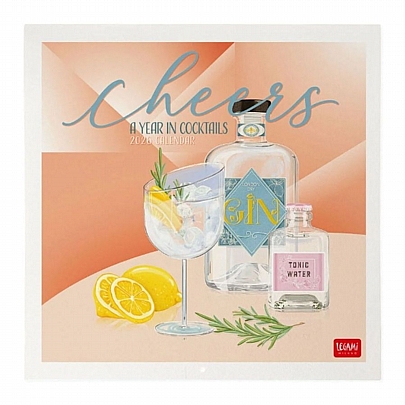 Μηνιαίο Ημερολόγιο Τοίχου 2026 - Cheers (30x29) - Legami