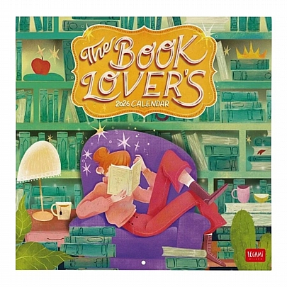 Μηνιαίο Ημερολόγιο Τοίχου 2026 - The Book Lover's (30x29) - Legami