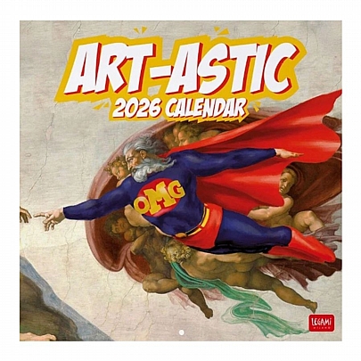 Μηνιαίο Ημερολόγιο Τοίχου 2026 - Art Astic (30x29) - Legami