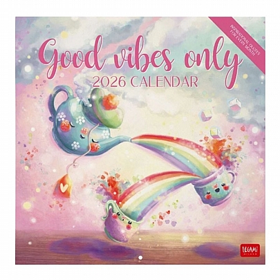 Μηνιαίο Ημερολόγιο Τοίχου 2026 - Good Vibes Only (30x29) - Legami
