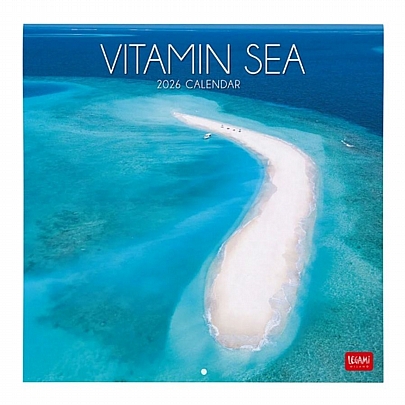 Μηνιαίο Ημερολόγιο Τοίχου 2026 - Vitamin Sea (30x29) - Legami