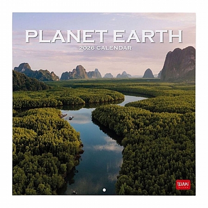 Μηνιαίο Ημερολόγιο Τοίχου 2026 - Planet Earth (30x29) - Legami
