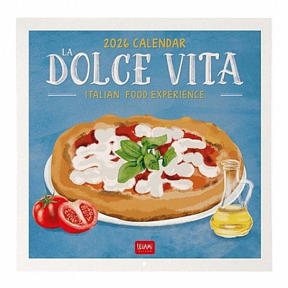 Μηνιαίο Ημερολόγιο Τοίχου 2026 - La Dolce Vita (30x29) - Legami
