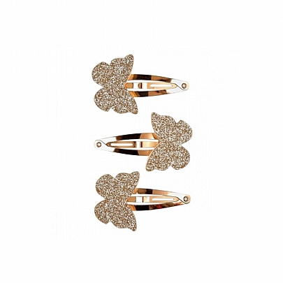 Τσιμπιδάκια Μαλλιών Snap Κλιπ Penelope Butterfly (3τμχ.) - Souza