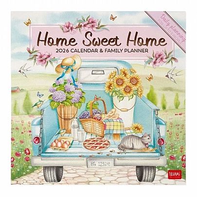 Μηνιαίο Ημερολόγιο Τοίχου 2026 - Home Sweet Home (30x29) - Legami