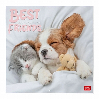Μηνιαίο Ημερολόγιο Τοίχου 2026 - Best Friends (30x29) - Legami