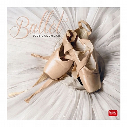 Μηνιαίο Ημερολόγιο Τοίχου 2026 - Ballet (30x29) - Legami