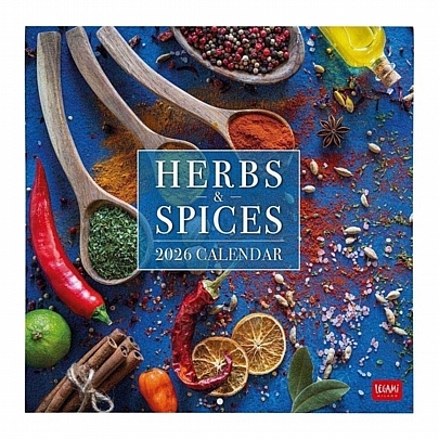 Μηνιαίο Ημερολόγιο Τοίχου 2026 - Herbs & Spices (30x29) - Legami