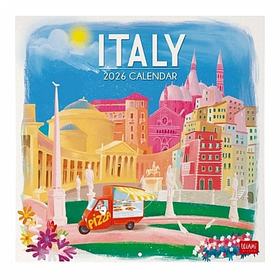 Μηνιαίο Ημερολόγιο Τοίχου 2026 - Italy (30x29) - Legami