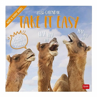 Μηνιαίο Ημερολόγιο Τοίχου 2026 - Take it Easy (30x29) - Legami