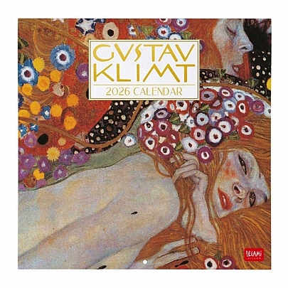 Μηνιαίο Ημερολόγιο Τοίχου 2026 - Gustav Klimt (30x29) - Legami