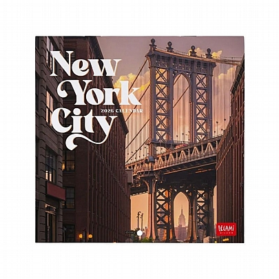 Μηνιαίο Ημερολόγιο Τοίχου 2026 - New York City (18x18) - Legami Μηνιαίο Ημερολόγιο Τοίχου 2026 - New York City (18x18) - Legami