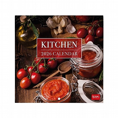 Μηνιαίο Ημερολόγιο Τοίχου 2026 - Kitchen (18x18) - Legami