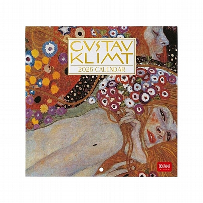 Μηνιαίο Ημερολόγιο Τοίχου 2026 - Gustav Klimt (18x18) - Legami