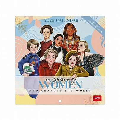 Μηνιαίο Ημερολόγιο Τοίχου 2026 - Inspiring Women (18x18) - Legami