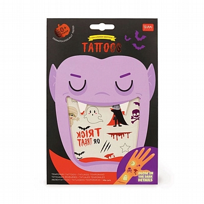 Τατουάζ που φωσφορίζουν στο σκοτάδι - Halloween - Legami