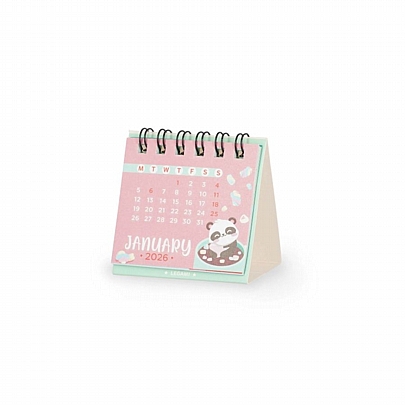 Micro Μηναίο Ημερολόγιο Επιτραπέζιο 2026 - Cute Animals (5.8x5.3) - Legami