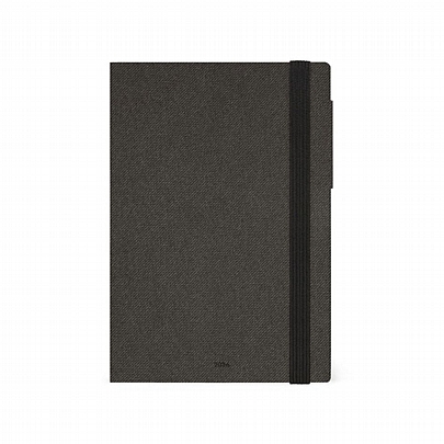 Εβδομαδιαίο Ημερολόγιο με λάστιχο 2026 - Deep Graphite (12x18) - Legami