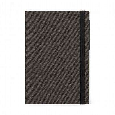 Ημερήσιο Ημερολόγιο με λάστιχο 2026 - Deep Graphite (17x24) - Legami Ημερήσιο Ημερολόγιο με λάστιχο 2026 - Deep Graphite (17x24) - Legami