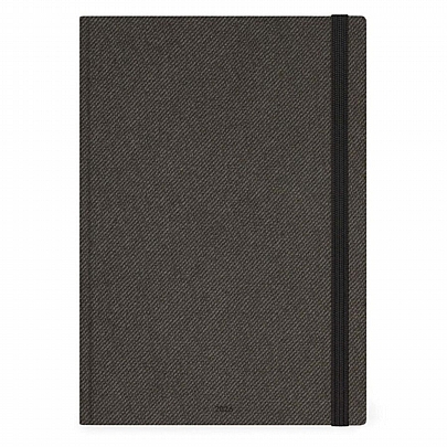 Ημερήσιο Ημερολόγιο 13 Μηνών με λάστιχο 2026 - Deep Graphite (21x29.7) - Legami