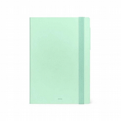 Ημερήσιο Ημερολόγιο με λάστιχο 2025 - Pastel Mint (12x18) - Legami Ημερήσιο Ημερολόγιο με λάστιχο 2025 - Pastel Mint (12x18) - Legami