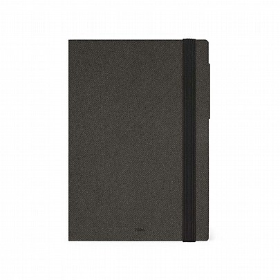 Ημερήσιο Ημερολόγιο με λάστιχο 2025 - Deep Graphite (12x18) - Legami Ημερήσιο Ημερολόγιο με λάστιχο 2025 - Deep Graphite (12x18) - Legami