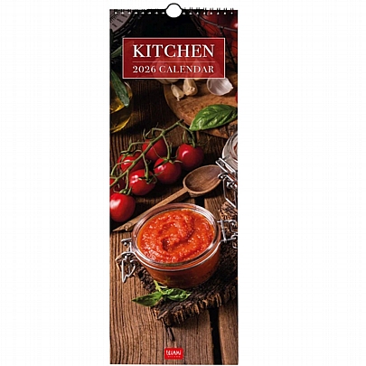 Μηνιαίο Ημερολόγιο Τοίχου 2026 - Kitchen (16x49) - Legami