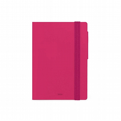 Εβδομαδιαίο Ημερολόγιο με λάστιχο 2026 - Raspberry (9.5x13) - Legami Εβδομαδιαίο Ημερολόγιο με λάστιχο 2026 - Raspberry (9.5x13) - Legami