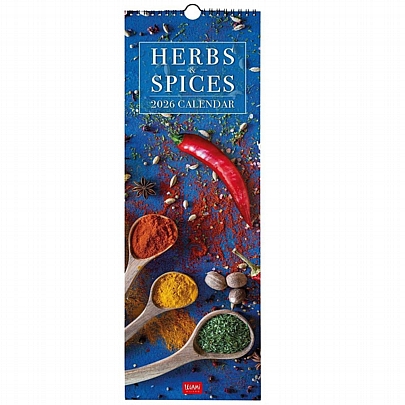Μηνιαίο Ημερολόγιο Τοίχου 2026 - Herbs & Spices (16x49) - Legami