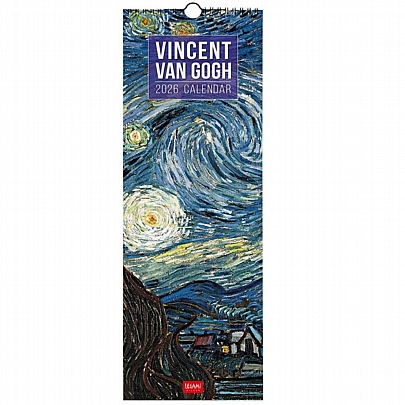 Μηνιαίο Ημερολόγιο Τοίχου 2026 - Vincent Van Gogh (16x49) - Legami