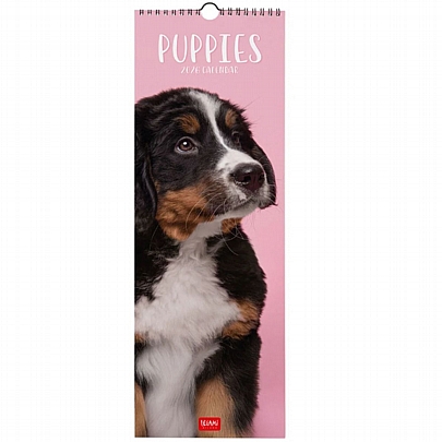 Μηνιαίο Ημερολόγιο Τοίχου 2026 - Puppies (16x49) - Legami