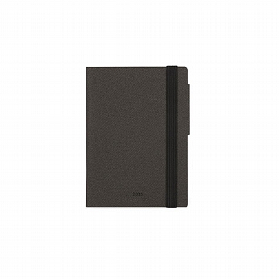 Mini Εβδομαδιαίο Ημερολόγιο με λάστιχο 2026 - Deep Graphite (8x11) - Legami Mini Εβδομαδιαίο Ημερολόγιο με λάστιχο 2026 - Deep Graphite (8x11) - Legami