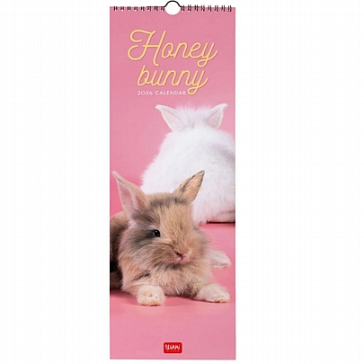 Μηνιαίο Ημερολόγιο Τοίχου 2026 - Honey Bunnies (16x49) - Legami