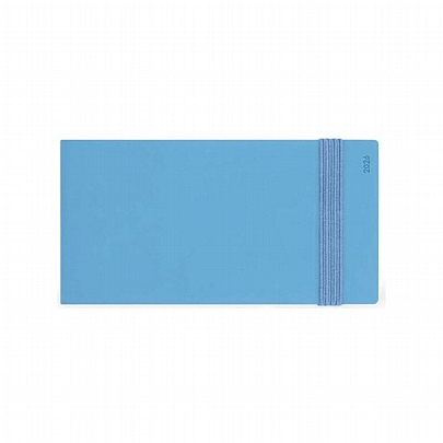 Εβδομαδιαίο Οριζόντιο Ημερολόγιο 13 Μηνών με λάστιχο 2026 - Retro Blue (8x14) - Legami Εβδομαδιαίο Οριζόντιο Ημερολόγιο 13 Μηνών με λάστιχο 2026 - Retro Blue (8x14) - Legami