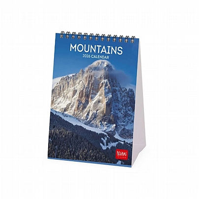 Μηνιαίο Επιτραπέζιο Ημερολόγιο 2026 Σπιράλ - Mountains (12x14.5) - Legami Μηνιαίο Επιτραπέζιο Ημερολόγιο 2026 Σπιράλ - Mountains (12x14.5) - Legami