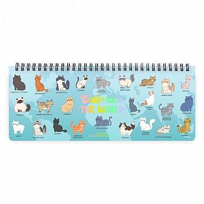 Εβδομαδιαίο Πλάγιο Σπιράλ Ημερολόγιο 2026 - Kitty (10.2x27.2) - Legami