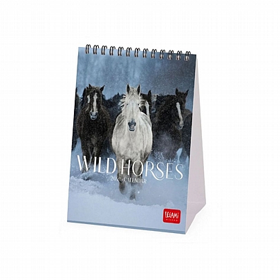 Μηνιαίο Επιτραπέζιο Ημερολόγιο 2026 Σπιράλ - Wild Horses (12x14.5) - Legami Μηνιαίο Επιτραπέζιο Ημερολόγιο 2026 Σπιράλ - Wild Horses (12x14.5) - Legami