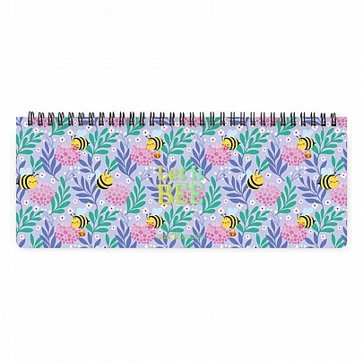 Εβδομαδιαίο Πλάγιο Σπιράλ Ημερολόγιο 2026 - Bee (10.2x27.2) - Legami