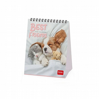 Μηνιαίο Επιτραπέζιο Ημερολόγιο 2026 Σπιράλ - Best Friends (12x14.5) - Legami