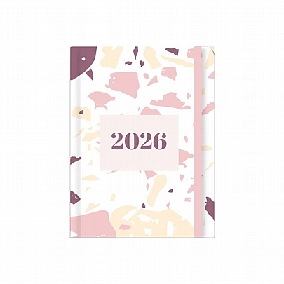 Ημερήσιο Ημερολόγιο με λάστιχο Versus 2026 - Urban Grid (12x17) - Tesoro