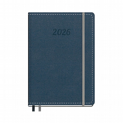 Ημερήσιο Ημερολόγιο με λάστιχο Sensations 2026 - Blue (14x20) - The Writing Fields Ημερήσιο Ημερολόγιο με λάστιχο Sensations 2026 - Blue (14x20) - The Writing Fields