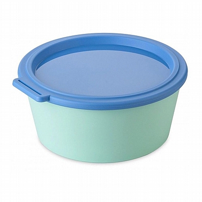Μπολ με Aεροστεγές Καπάκι - Light Blue & Blue (1300ml) - Koziol Nora