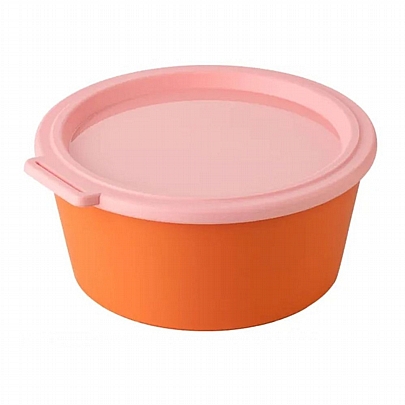 Μπολ με Aεροστεγές Καπάκι - Coral & Pastel Pink (1300ml) - Koziol Nora